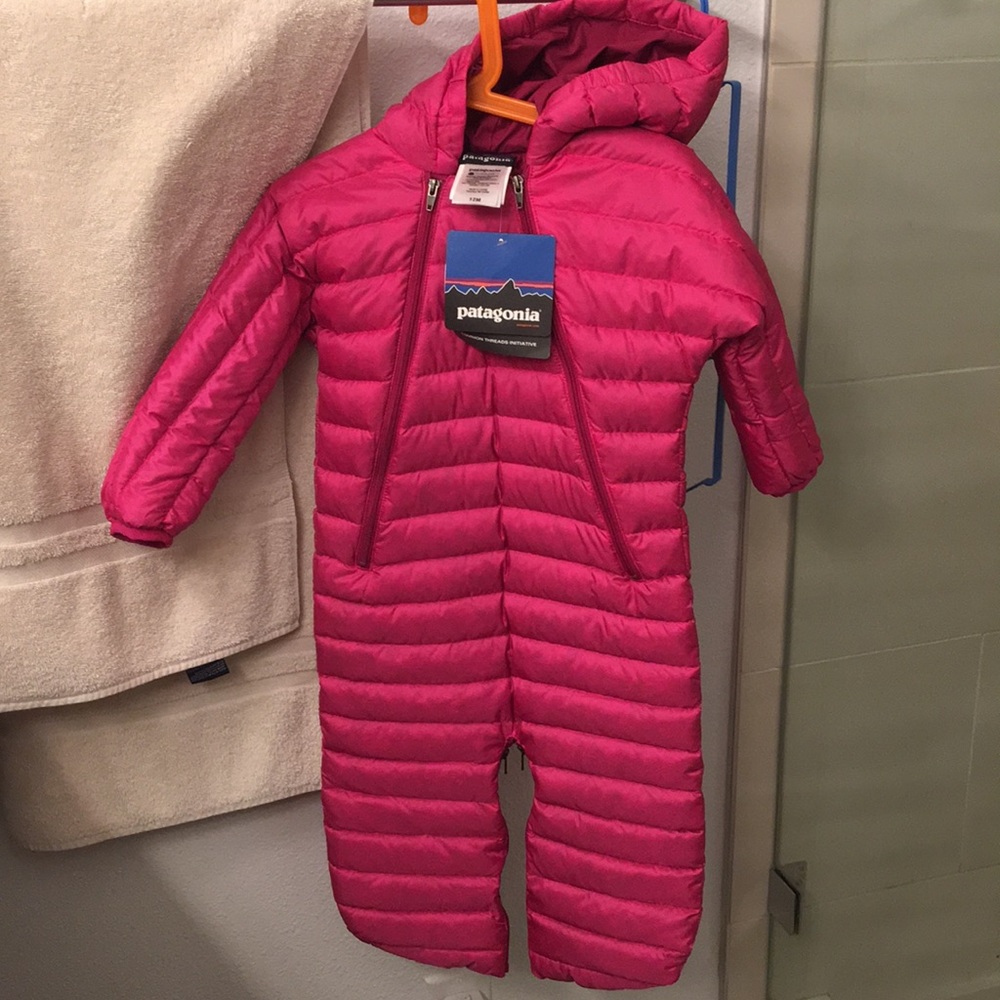 BNWT Patagonia Infant Down Sweater Bunting 12M